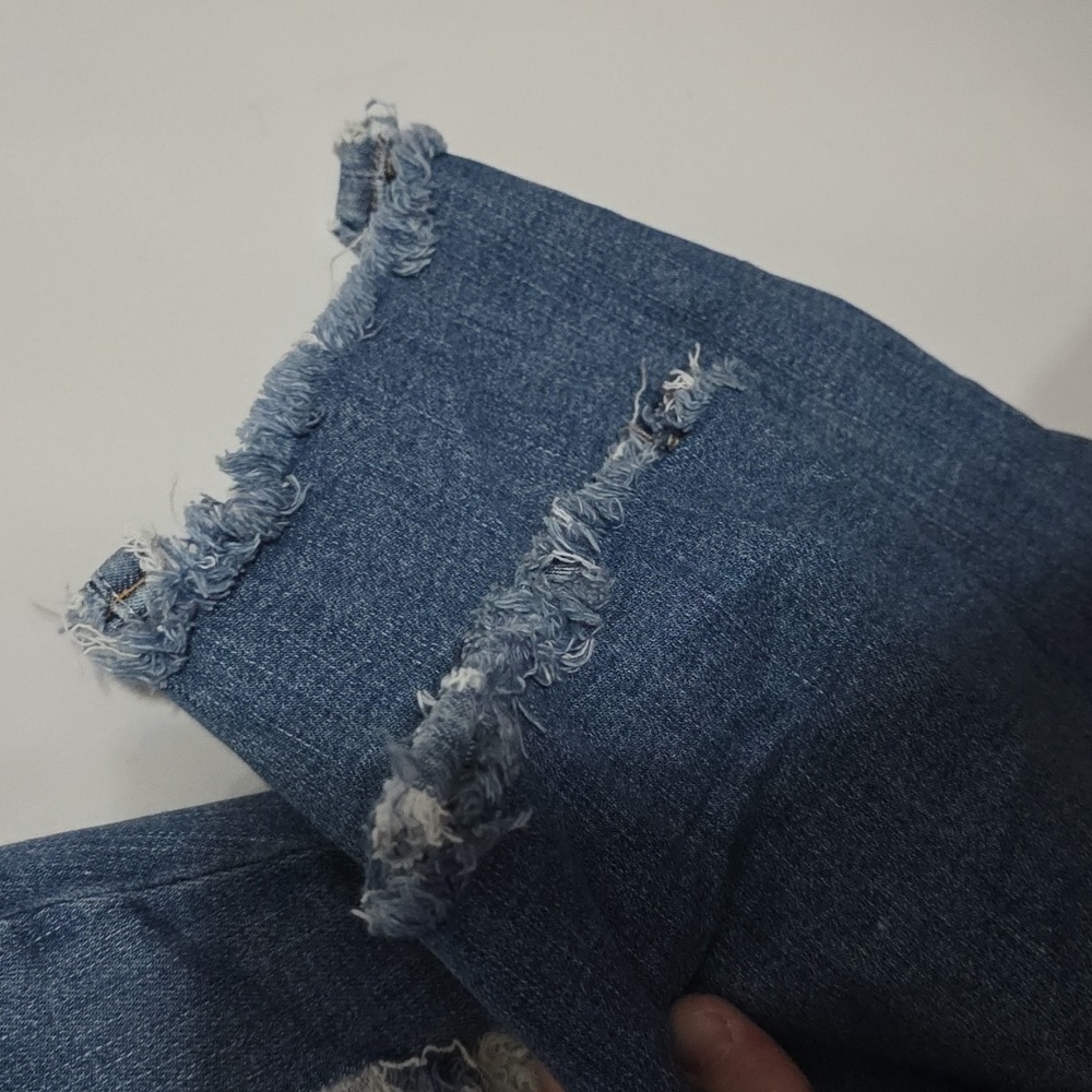 Judy Blue Skinny Fit Women's Jeans Distressed Raw Hem Ankle? Stretch Sz 22W EUC - Picture 7 of 13